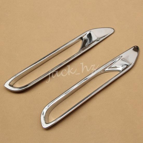 Chrome Rear Bumper Reflector Fog Light Cover For Nissan Qashqai 2018-