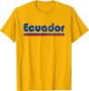 Ecuador Fan Retro Vintage Flag Unisex T-Shirt