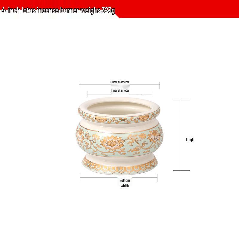White Marble Buddhist Offering Set: Water Cup, Fruit Plate & Incense Burner.
