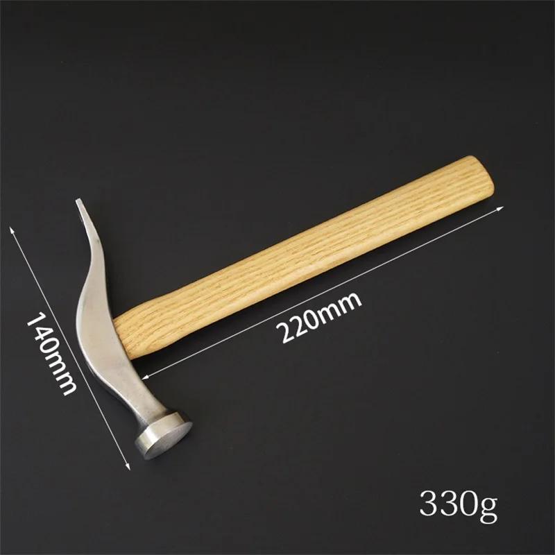 

Кожаный верх ручной работы молоток с деревянной ручкой для простукивания ручных стежков шнуровки рекомендуемый легкий инструмент для изготовления обуви