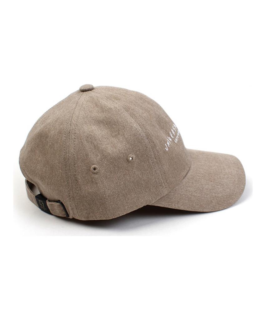 Yunibeosyeolkemiseuteuli Washing Beige Logo Low Ballcap