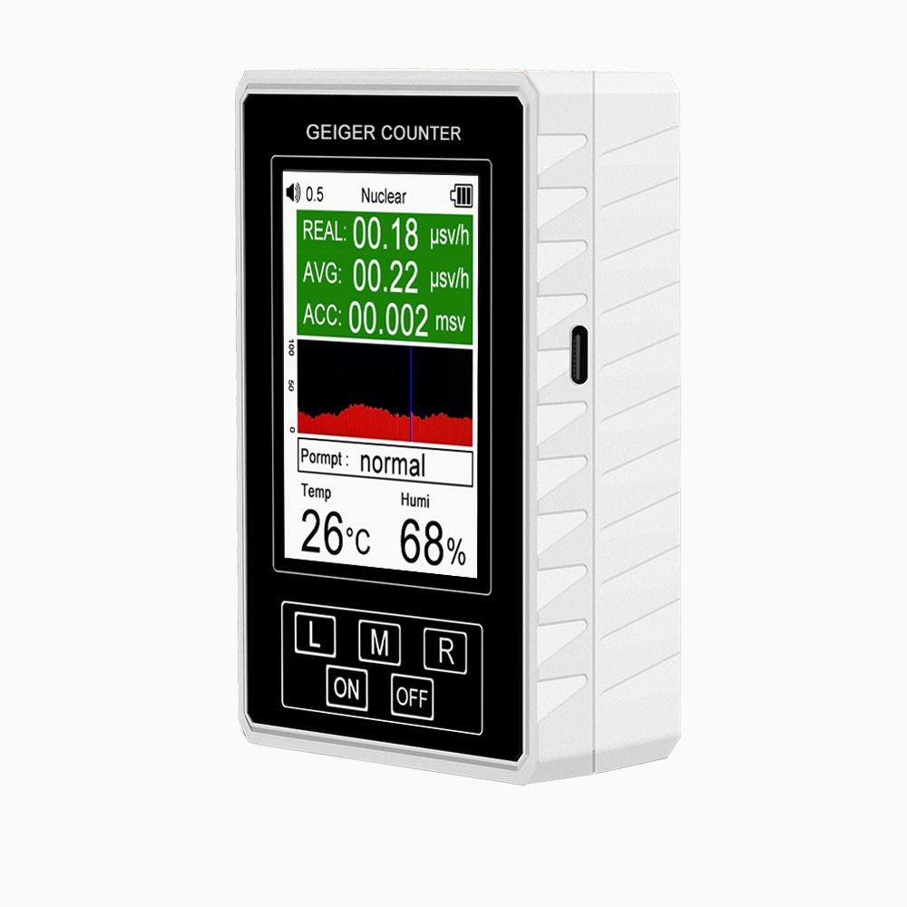 BR-9B XR-1 Pro Nuclear Radiation Detector LCD Display Screen Geiger Counter Personal Dosimeter Marble Detectors Beta Gamma X-ray