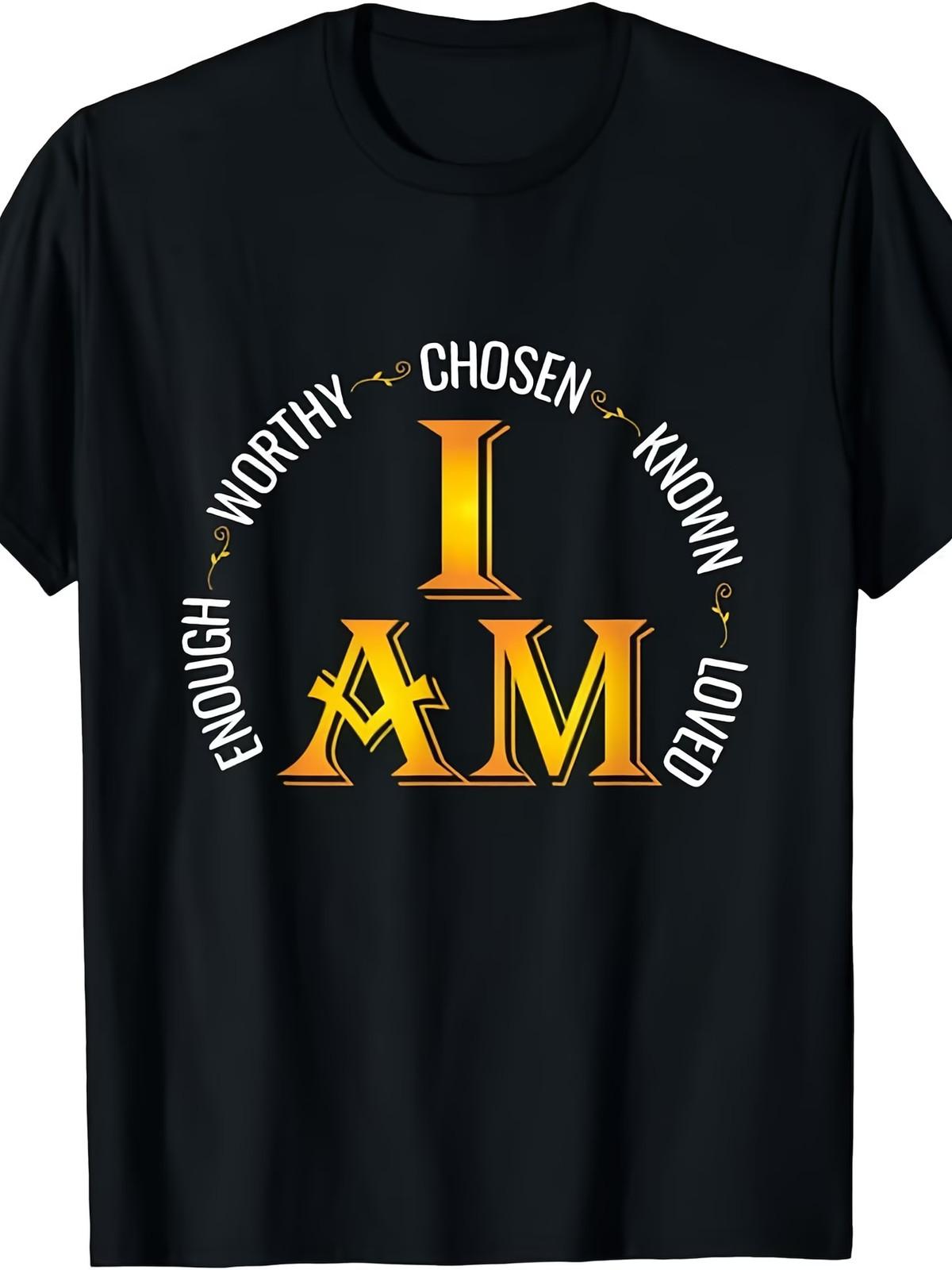 I Am Chosen Enough Worthy Known Loved Christian Religous T-ShirtSame style for m S