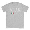 Milan Italy  TShirt  Trending T Shirts ShortSleeved YK Fun Tshirt Summer Cotton Plus Size XL Tees