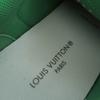 Great LOUIS VUITTON Low cut sneakers LV logo leather white leather Women 37 Used