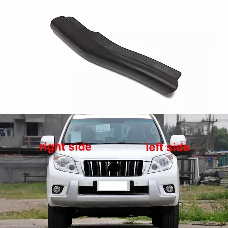 For Toyota Prado LC150 2010 2011 2012 2013 Car Accessories Headlight Sealing Rubber Strip Waterproof Trim 1PCS left side