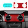 For Ford Mustang 2005-2009 Real Red Carbon Center Console AC Air Outlet Vent 1PC