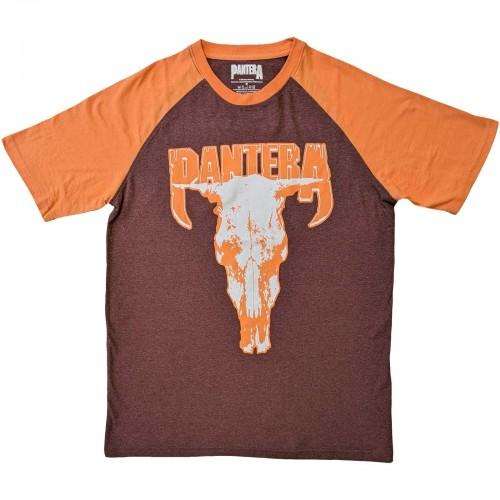 Pantera Unisex Adult Skull Raglan T-Shirt