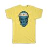 Gift T-Shirt : Argentina Flag Skull Argentine National Colors