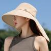 Sun Hat Women'S Ice Silk Eaves Shawl Shade Sunscreen Hat Neck Face Hat Outdoor Uv Protection Hat