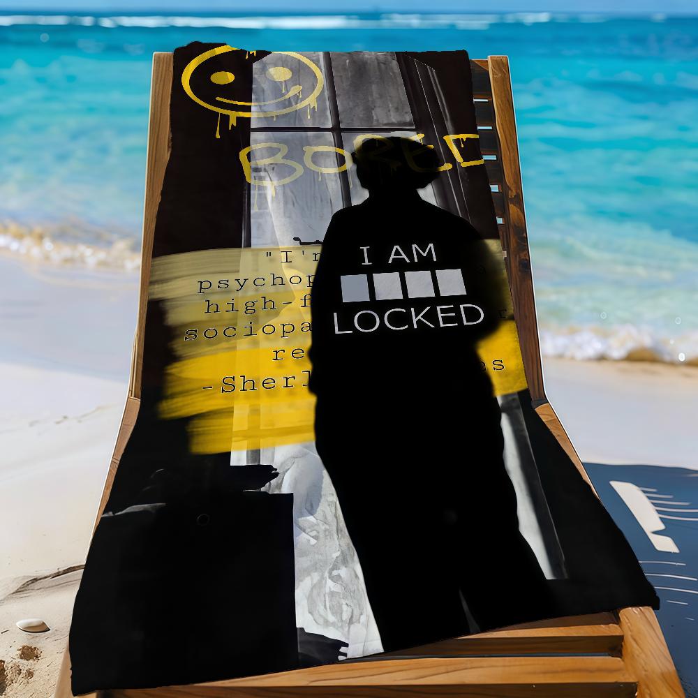 TV Show S-Sherlock-S Towel Sports Quick Dry Travel Camping Gear Sandproof Soft Light Large Beach Towel