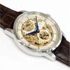 Used ORIENT STAR F8B6-UAA0 Skeleton Power Reserve Men's Manual Winding SS/Leather