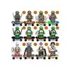 12 buc Seria Broaște Ninja Mutante Adolescente Raphael Leonardo Michaelangelo Donatello Minifigurină Mini Jucărie de Construit Asamblată Cadou pentru Copii