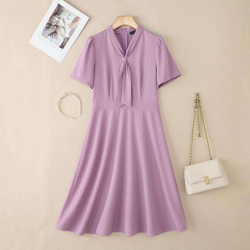 ZANZEA Women Elegant Casual V-Neck Summer Short Sleeve Dress