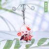 Anime Genshin Impact Acrylic Keychains Barbara Hu Tao Yae Miko Zhongli Yoimiya Qiqi Raiden Shogun Klee Nahida Pendant Figure Toy