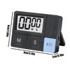 Small Digital Timer Magnetic Countdown Timer Battery Powered High-definition Display Time Management Tool For Yoga Skin Care