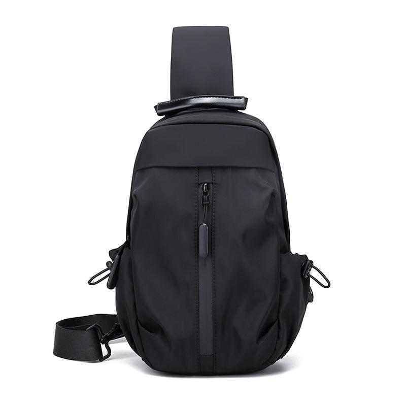New simple and lightweight messenger bag men's outdoor leisure men's sports breast bag large-capacity student shoulder bag