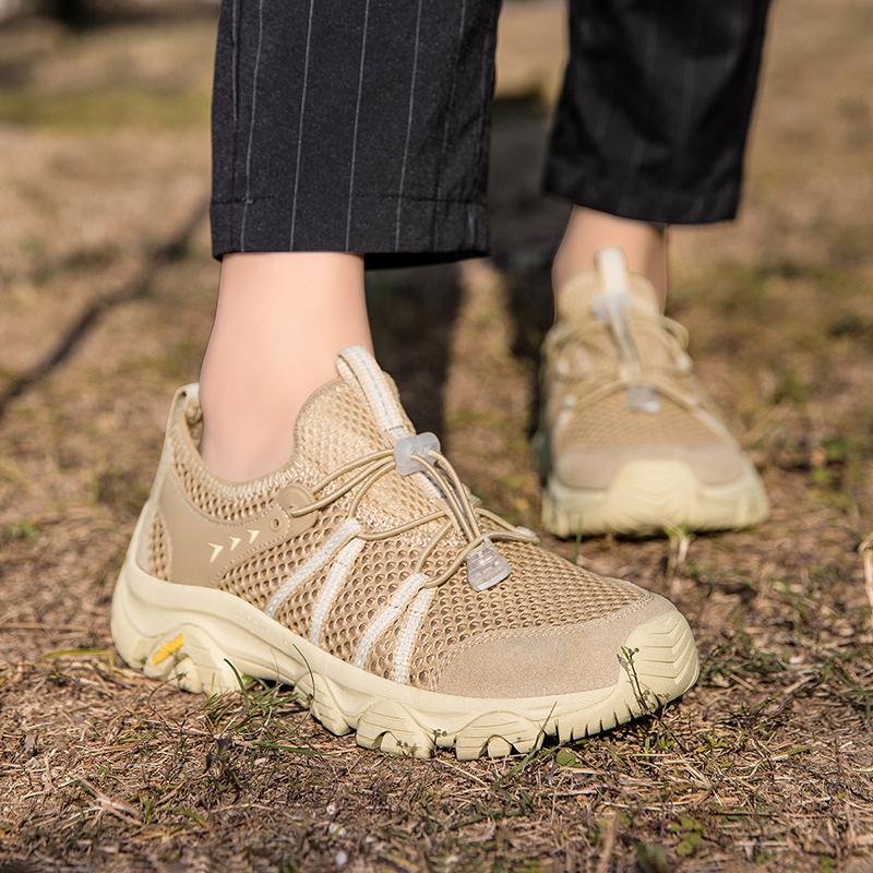 Male Breathable Non Slip Hiking Shoes New Sport Shoes Men's Women's Summer Running Shoes Lightweight Jogging Trekking Sneakers