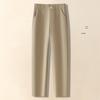 Women's Nine-Tenths High-Waisted Slim Cigarette Pants for Spring/Summer 2026 - Casual & Professional Suit Style.