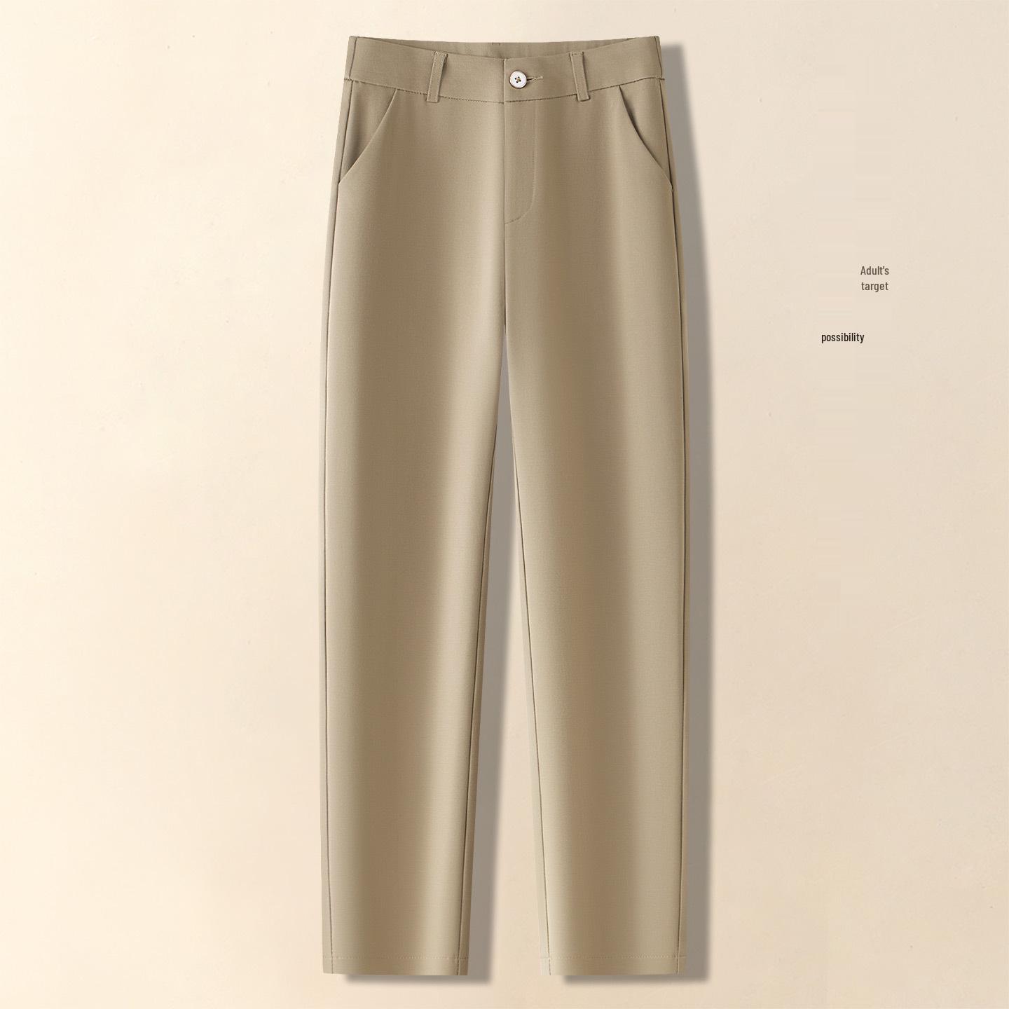 

Women s Nine-Tenths High-Waisted Slim Cigarette Pants for Spring/Summer 2026 - Casual & Professional Suit Style. S for 85-95 lbs