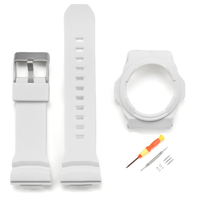Pour CASIO G-SHOCK GA-110/150/200/201/300/310 Bracelet de Montre Résine Lunette Cadre Protecteur Boîtier Pare-chocs Boîte Bracelet Coque