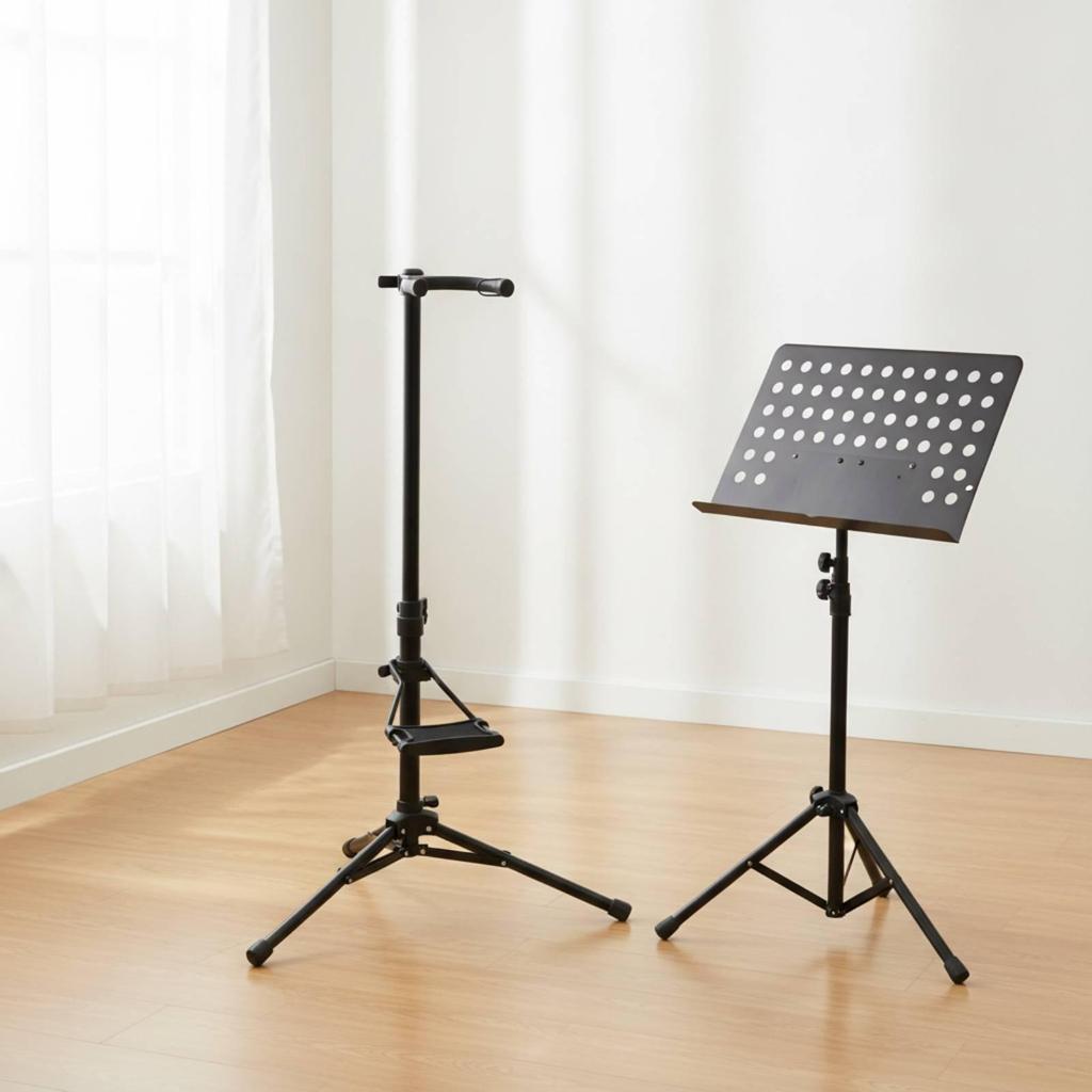 Electric Wind Instrument Stand HeightAdjustable Digital Foldable Aerophone
