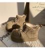 KP Platform Big Head Ugly Cute Snow Boots New Winter Velvet Short Tube Retro Ins Tide Big Cotton Shoes