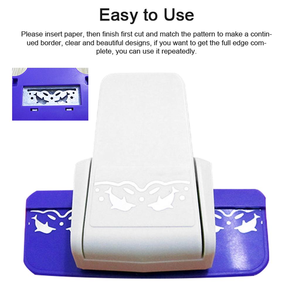 Randstanzer zum Basteln, Diamant-Blumenstanzer, Schnörkelquadrate für Scrapbooking, DIY-Projekte, Papier