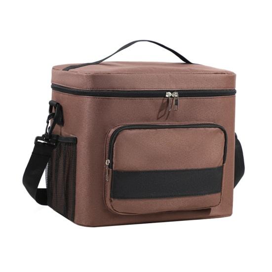 Portable Insulated Lunch Bag with Adjustable Strap 6-Hour Cooler Tote for Work Travel Picnic Waterproof Oxford Lightweight Leak-Proof Thermal Cooler