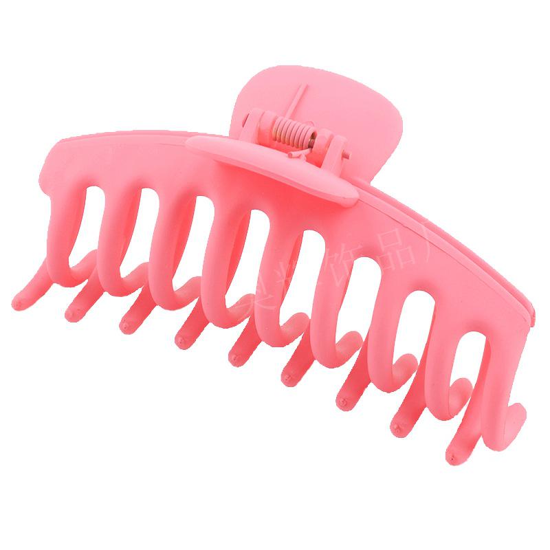 Frosted Large Acetate Hair Claw Clip - Back of Head Hair Grab Accessory
