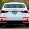 LED Rear Bumper Reflector Brake Light Rear Reverse Tail Lamp for Lexus IS250 IS300 IS350 XE30 2013 2014 2015 2016