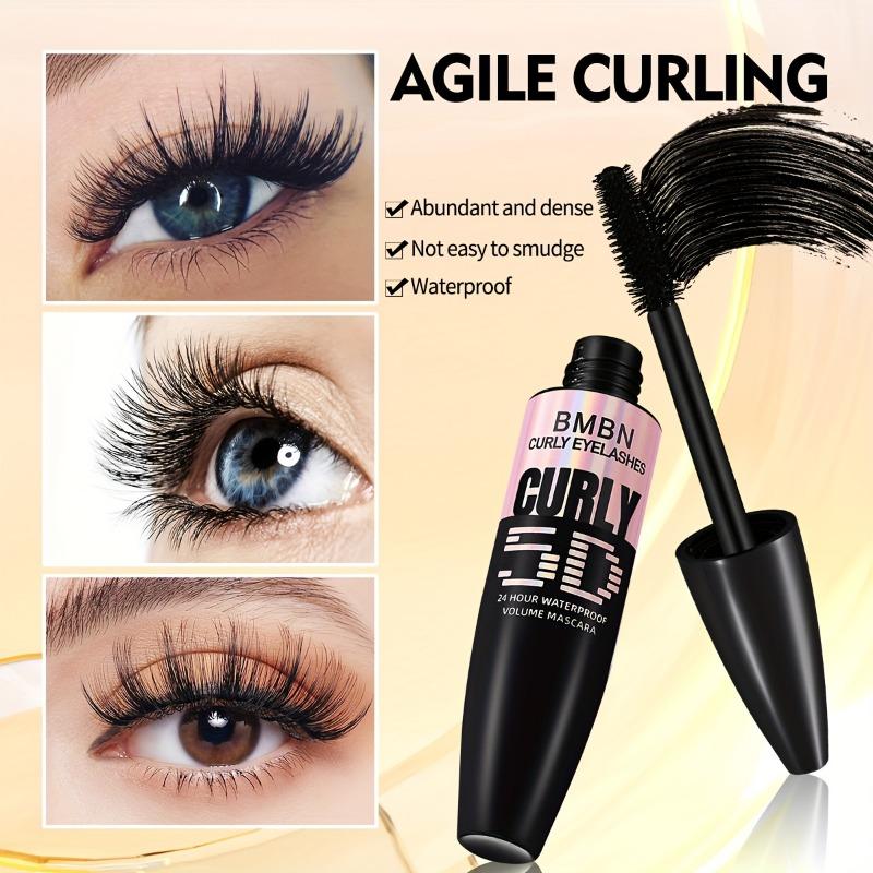 Curly 5D Volume Mascara Waterproof 24 Hour Long Lasting