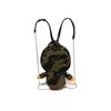 A Bathing Ape Camouflage Shark Hoodie Cartoon Baby Milo Plush Fabric Backpack Regular Women backpack Green 0ZXBGW006892P