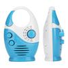 Archuu Portable AM/FM Radio, Waterproof Broadcast Music Shower Weather Radio with Speaker, Suitable for Shower Room, Bedside Table, Garage (Blue)