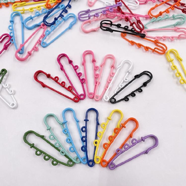 12pcs/Bag Brooch Pins Colorful Safety Pin DIY Crafts Sewing Supplies Accessories