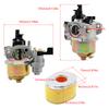 for Honda GX160 Carburetor Carb Fit GX168F GX200 5.5HP 6.5HP + Fuel Pipe Gasket Engine Generator Water Pump Accessories