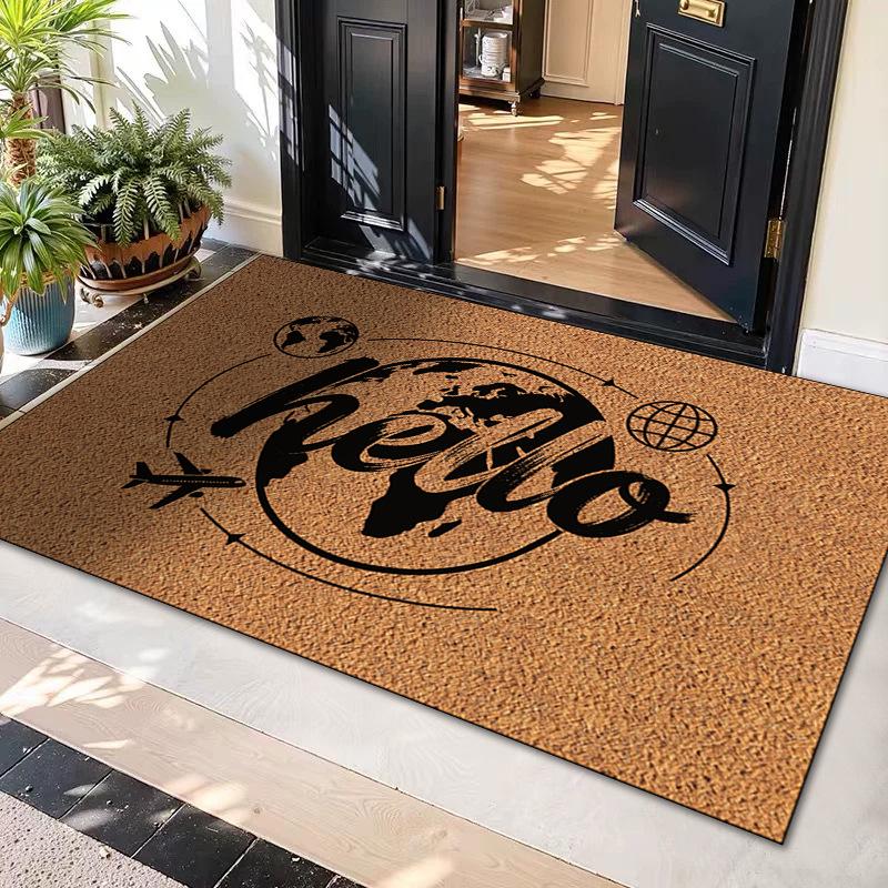 Hot Selling Dirt-Resistant Doormat - Easy-Clean Imitation Coir Decorative Foot Mat for Home Entrance