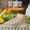 Rotating Button Safety Shoes Men Anti Smashing Anti Piercing Work Shoes Steel Toe Cap Work Sneakers Lightweight Security Boots