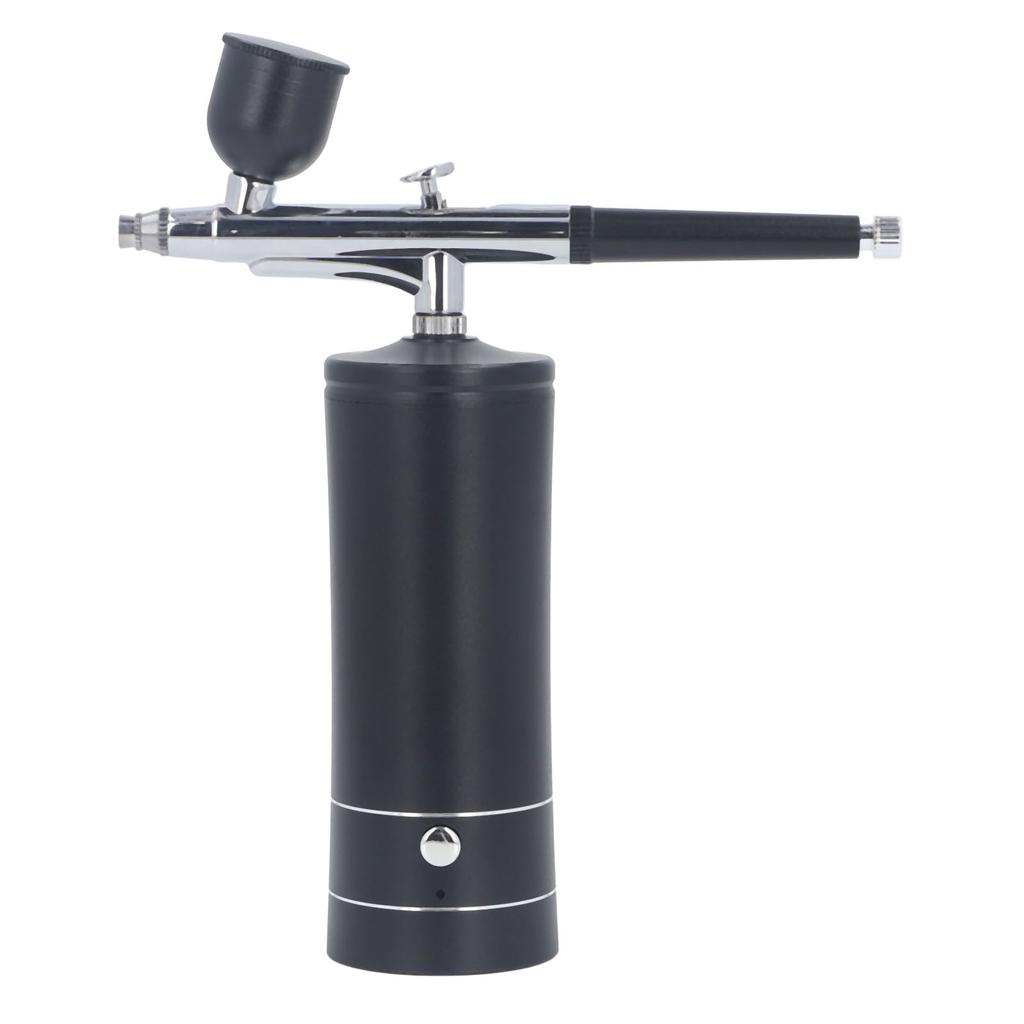 Airbrush Kit Cordless Non Clogging High Pressure 2 PSI Modes Oxygen Injection Machine with Cleaning Brush 20cc 40cc Canister