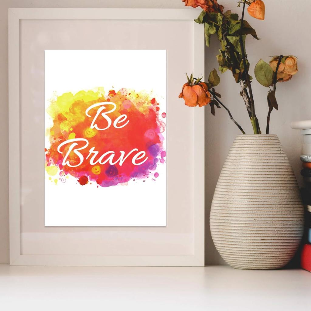 Outus 9 Pcs Watercolor pirational Wall Art Prints Unframed Abstract Art Wall Poster Motivational Posters for Office Classroom Home Bedroom