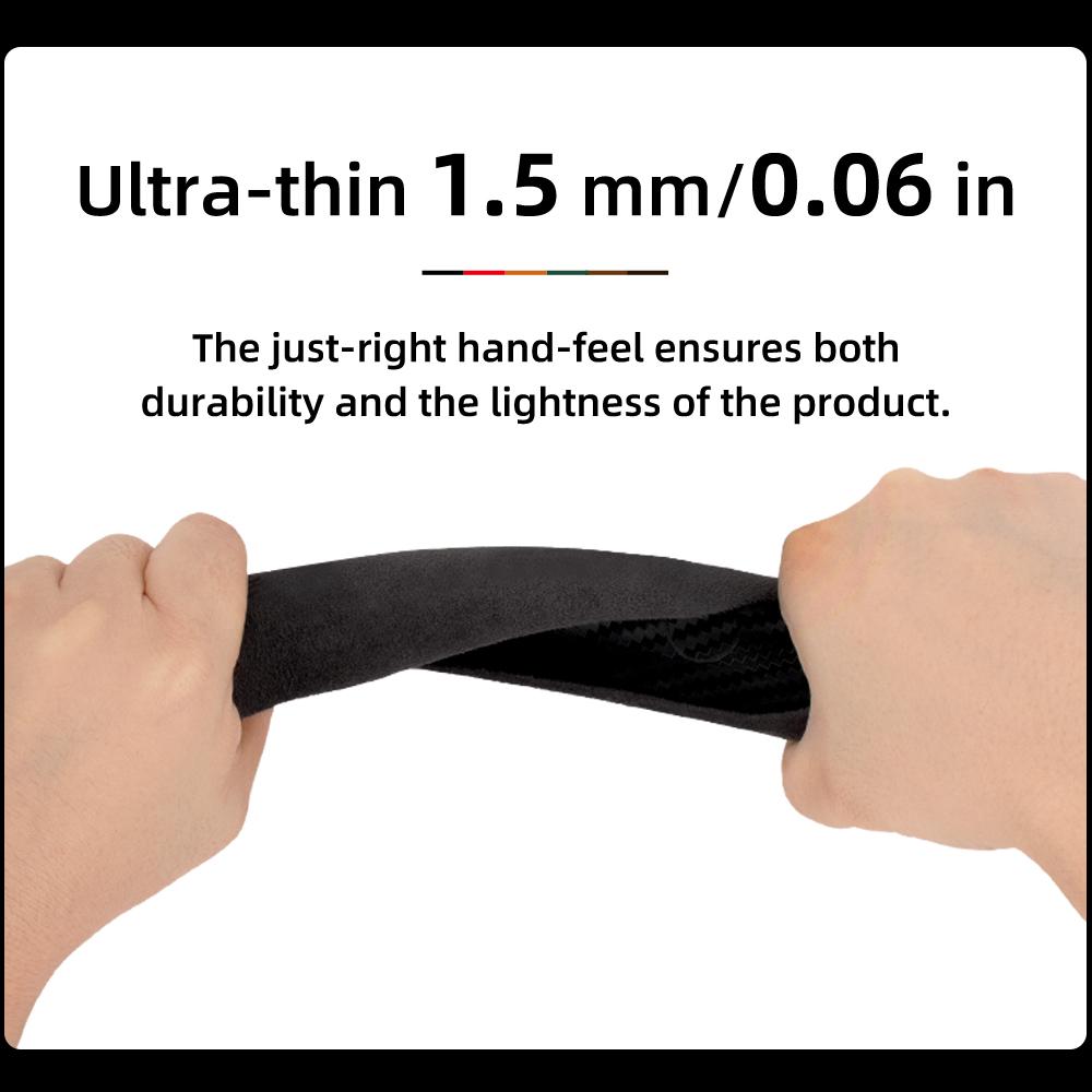 Suitable for Changan Anti-Slip Buckle Segmented Suede Steering Wheel Cover Suitable for Cs35 Plus Alsvin Cs55 Unit Cs95 Uni t K S Vx7