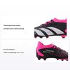 Predator Accuracy.3 MG J Low Top Soccer Shoes Kids Soccer Shoes Black White Pink GW7082