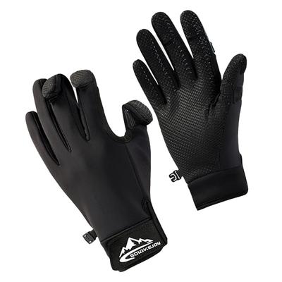 MORGEN SKY Angelpaddel und 3 3 Fleece Wärme DB68 Handschuhe, Handschuhe, Unisex, Herren Damen Handschuhe, Outdoor, Finger, Schnitt, Anti-Rutsch, Futter, Halt,