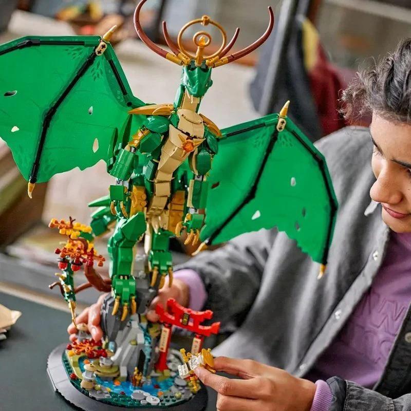 2025 New 71847 Guardian Dragon 1650pcs Building Blocks Assembly Model Toy for Adults and Children Christmas Birthday Gift