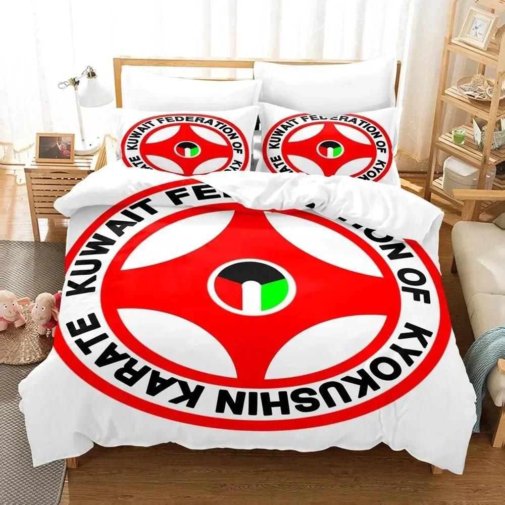 New 3D Print Kyokushin Karate Comfortable Duvet Quilt Cover Pillowcase Bedding Set Children Bedroom Decoration Home Textile