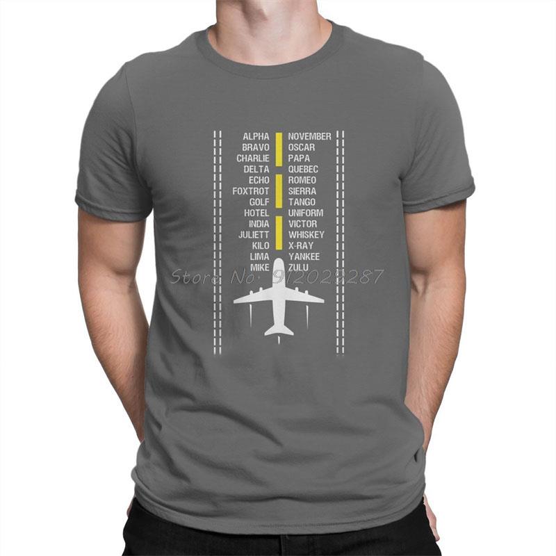 Airplane Lover Phonetic Alphabe Flying Gift Airplane Pilot T Shirt Unisex ONeck Tshirt Cotton Tshirt Hip Hop Tees Streetwear
