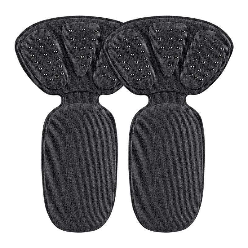 2-in-1 heel sticker, high heels thickened, anti-wear and anti-wear, no heel adjustment, half-size pad dispensing glue, anti-skid heel sticker
