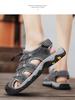Men's 2024 Breathable Outdoor Sandals, Non-Slip Sport Beach Shoes with Hollow Design, Large Sizes Available