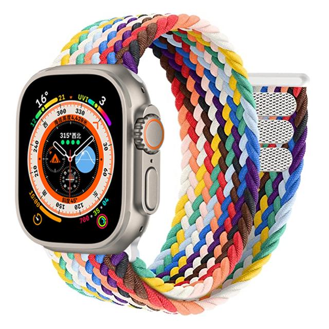Braided Solo Loop Strap For Apple Watch Band 44mm 40mm 45mm 41mm 49mm 38 42mm Bracelet Correa iWatch Series 3 SE 6 7 8 Ultra 2 9