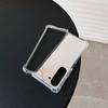 Applicable To Samsung Zfold6 Mobile Phone Case Acrylic Mirror Folding Screen Zfold7 Protective Case All-inclusive Transparent and Anti-drop